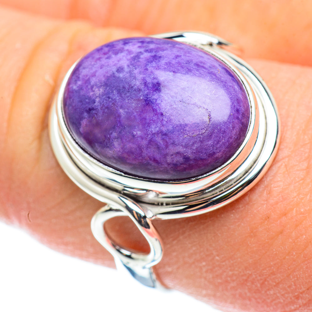 Charoite Rings handcrafted by Ana Silver Co - RING52310