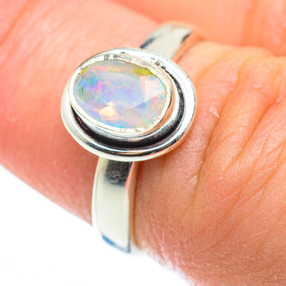 Ethiopian Opal Rings handcrafted by Ana Silver Co - RING52317