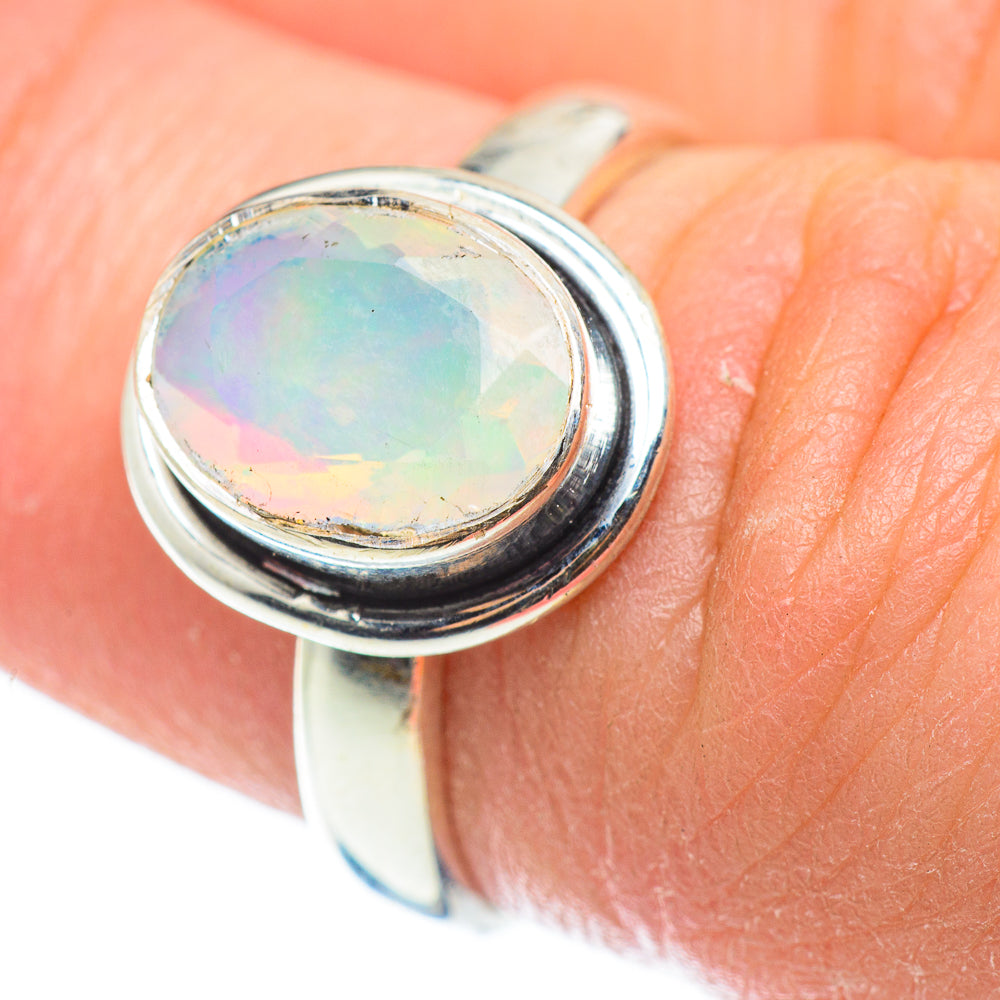 Ethiopian Opal Rings handcrafted by Ana Silver Co - RING52333