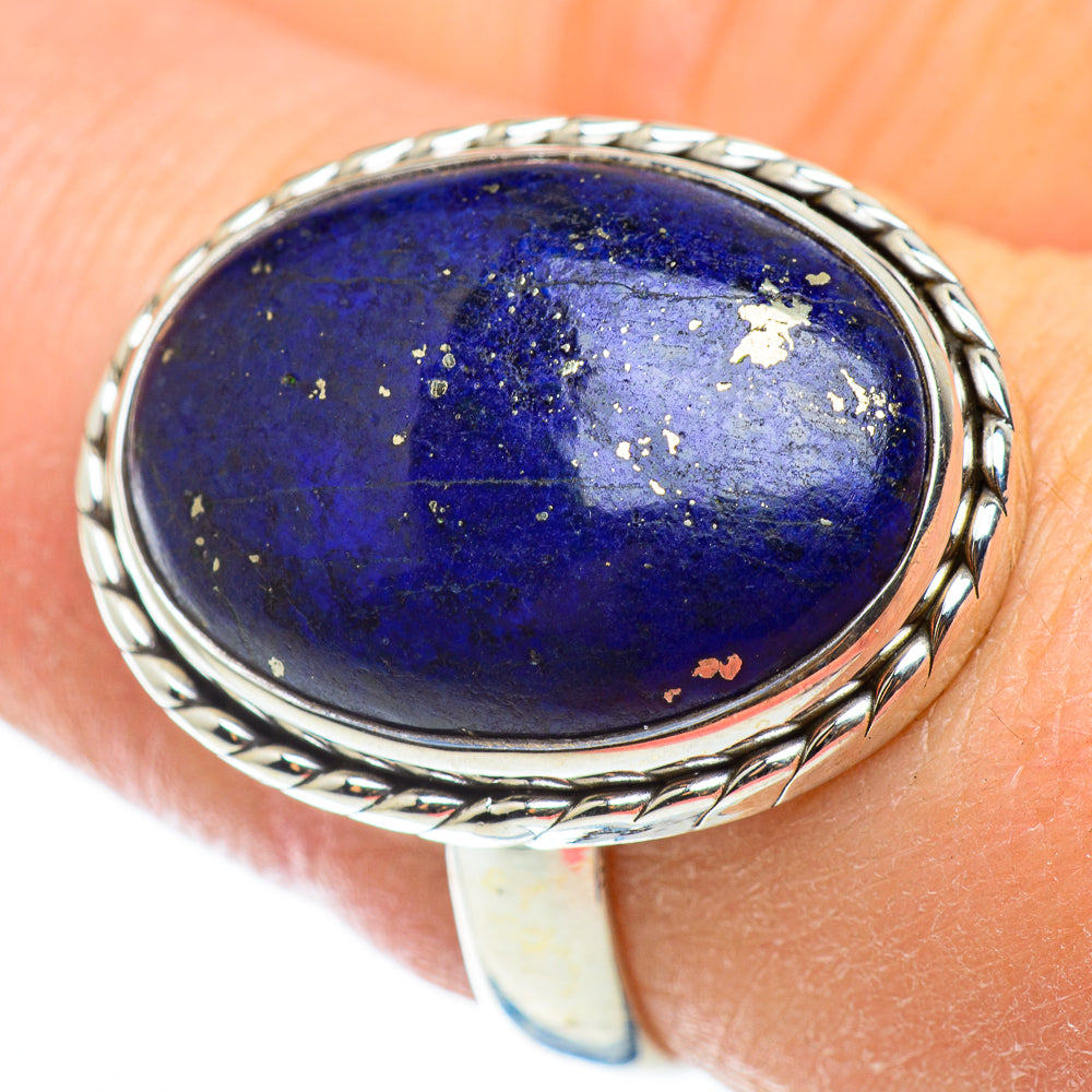 Lapis Lazuli Rings handcrafted by Ana Silver Co - RING52376