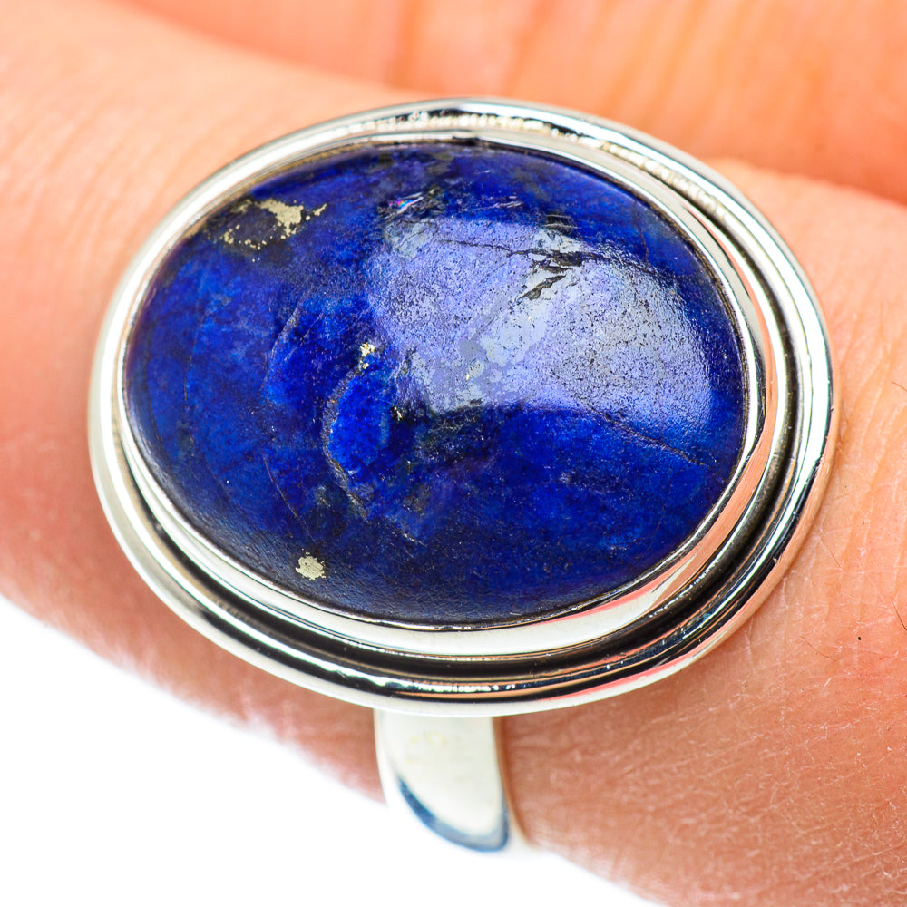 Lapis Lazuli Rings handcrafted by Ana Silver Co - RING52405