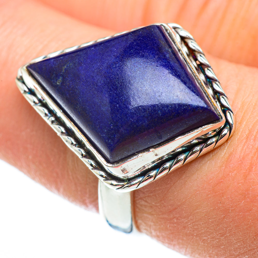 Lapis Lazuli Rings handcrafted by Ana Silver Co - RING52472