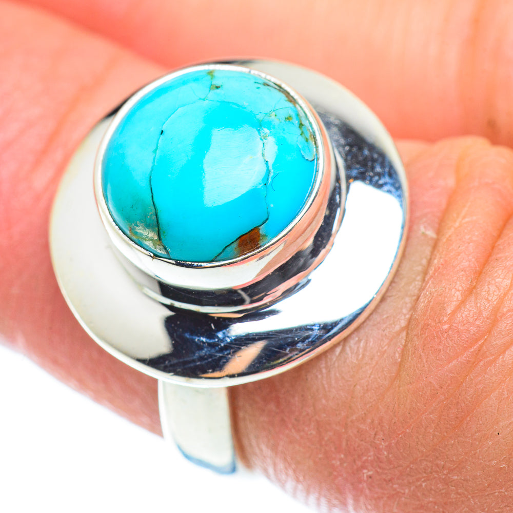 Zambian Emerald Rings handcrafted by Ana Silver Co - RING52484