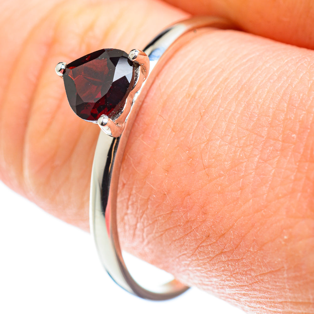Garnet Rings handcrafted by Ana Silver Co - RING52507
