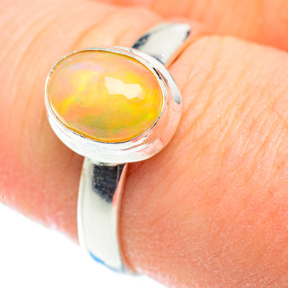 Ethiopian Opal Rings handcrafted by Ana Silver Co - RING52514
