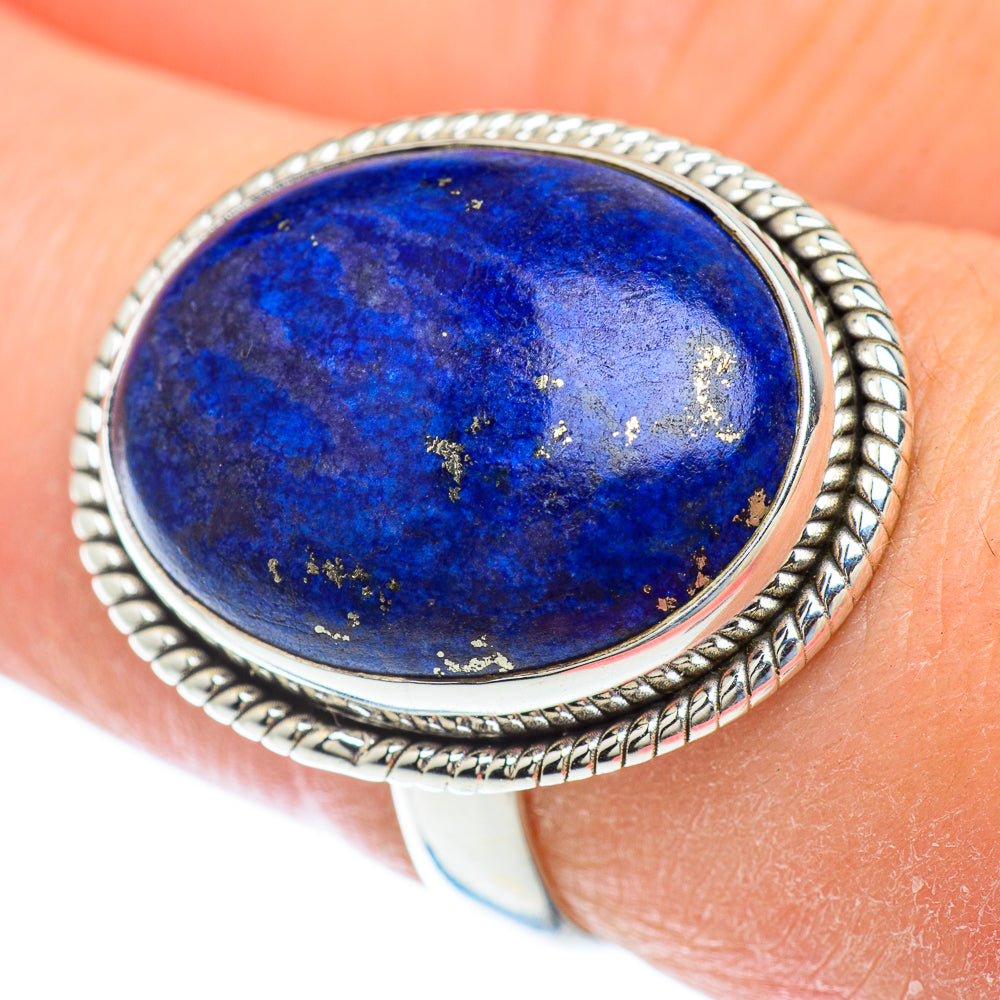 Lapis Lazuli Rings handcrafted by Ana Silver Co - RING52610