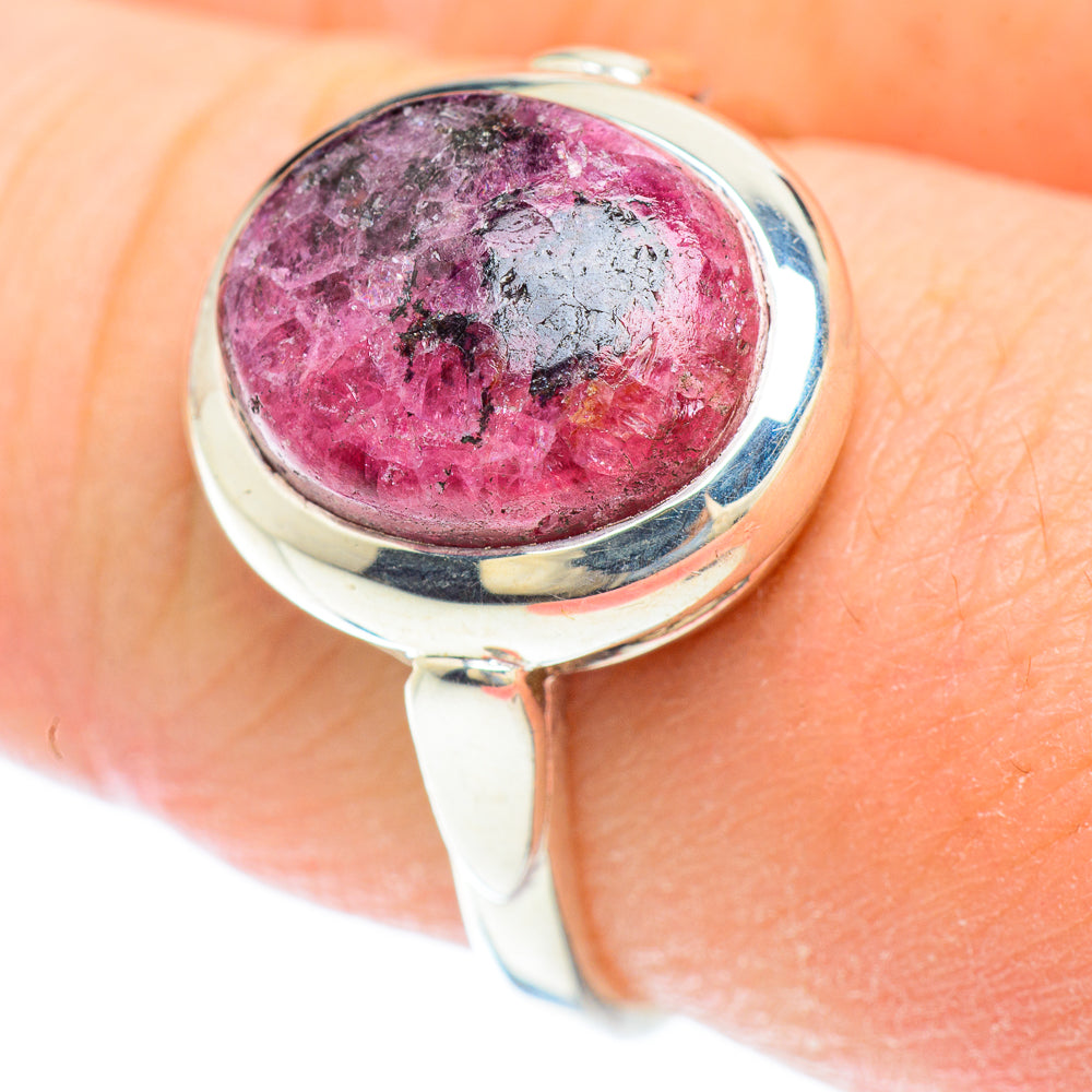 Rhodonite Rings handcrafted by Ana Silver Co - RING52619