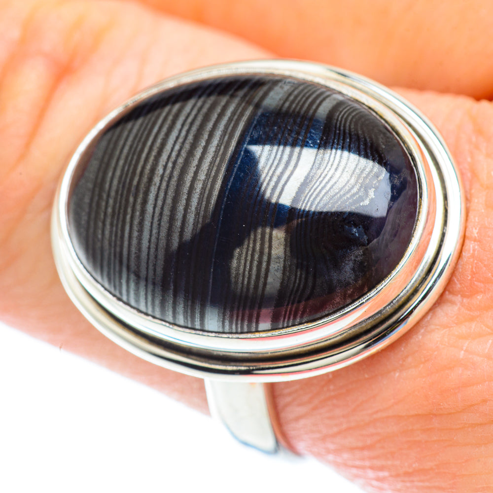 Psilomelane Rings handcrafted by Ana Silver Co - RING52624