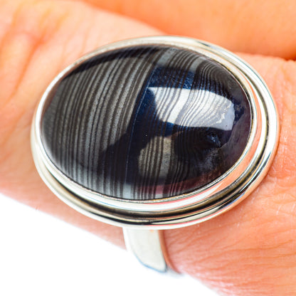 Psilomelane Rings handcrafted by Ana Silver Co - RING52624