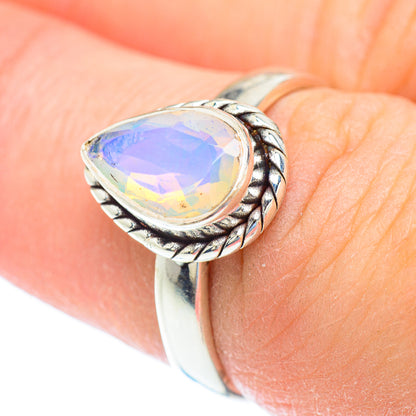 Ethiopian Opal Rings handcrafted by Ana Silver Co - RING52626
