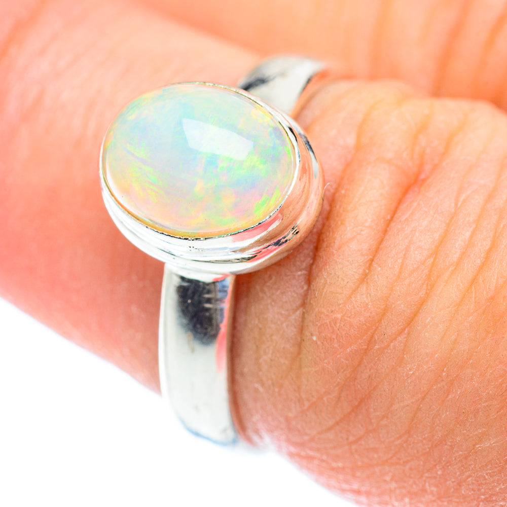 Ethiopian Opal Rings handcrafted by Ana Silver Co - RING52628