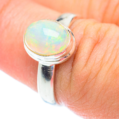 Ethiopian Opal Rings handcrafted by Ana Silver Co - RING52628