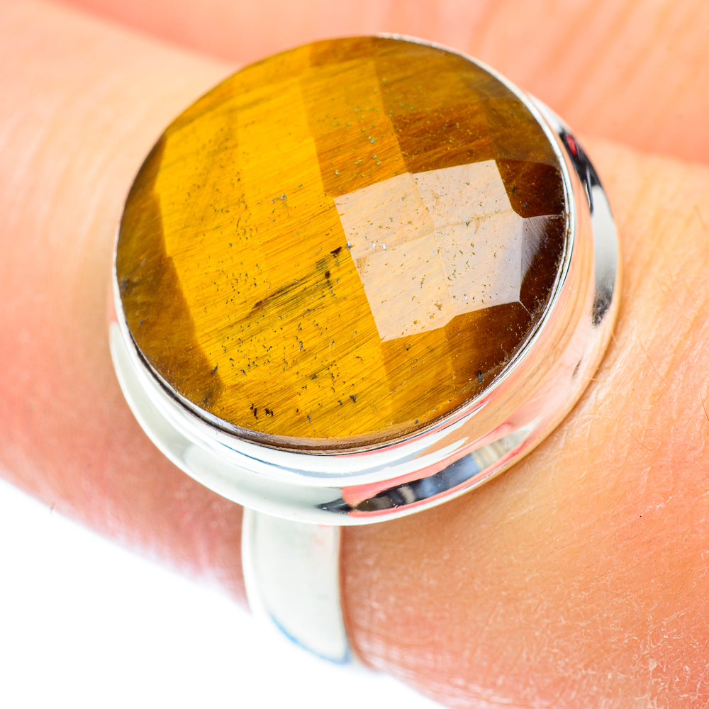 Tiger Eye Rings handcrafted by Ana Silver Co - RING52640