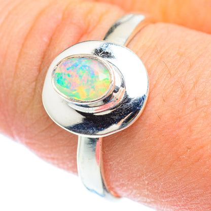 Ethiopian Opal Rings handcrafted by Ana Silver Co - RING52651