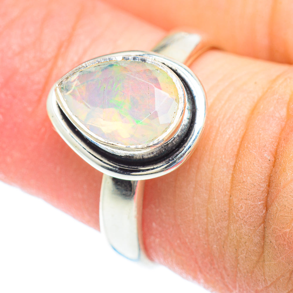 Ethiopian Opal Rings handcrafted by Ana Silver Co - RING52652
