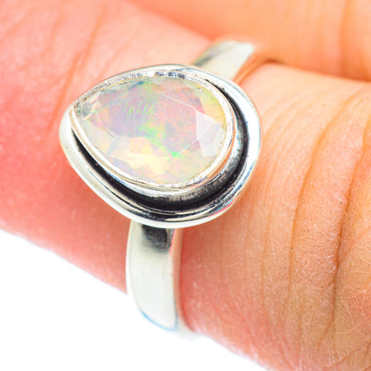 Ethiopian Opal Rings handcrafted by Ana Silver Co - RING52652
