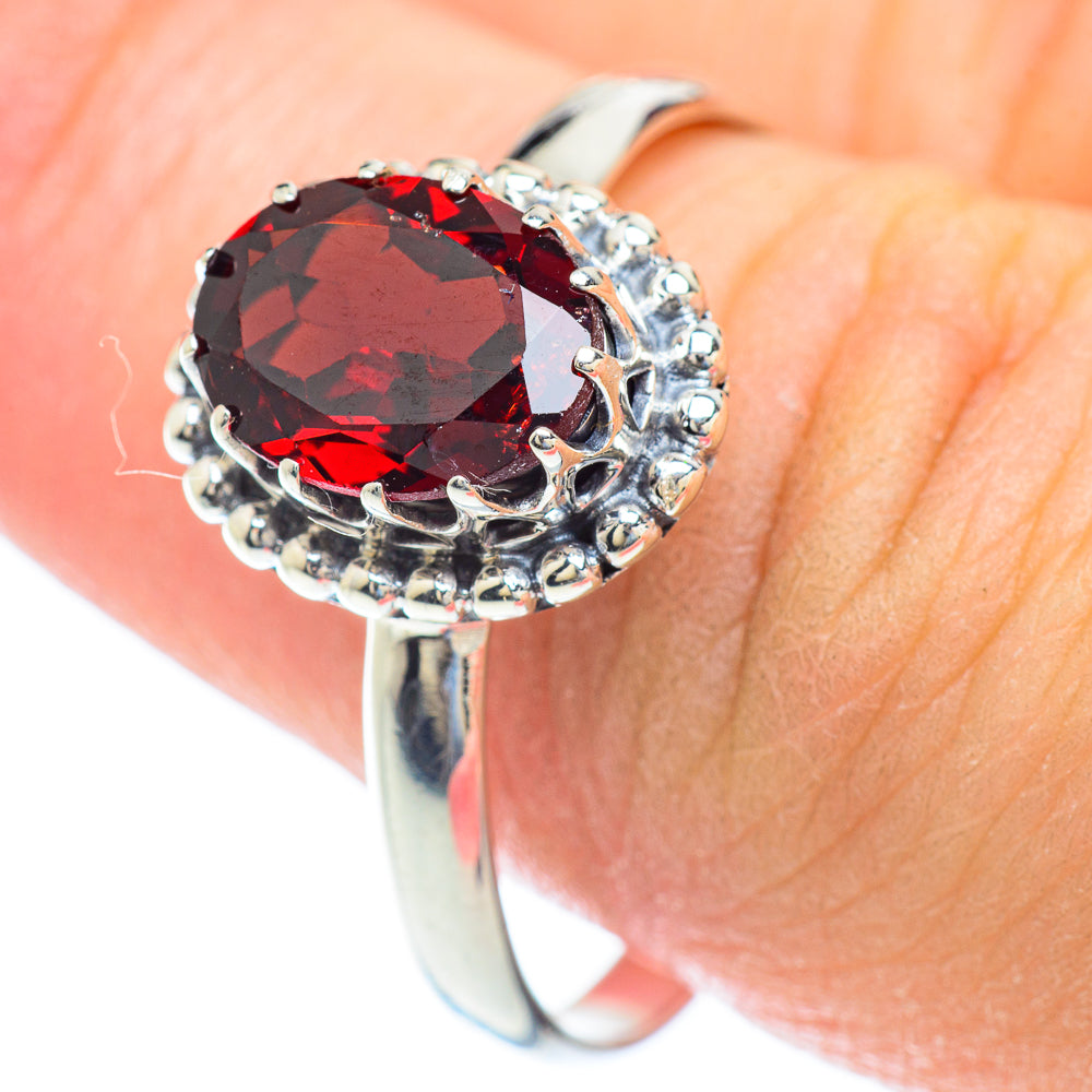 Garnet Rings handcrafted by Ana Silver Co - RING52668