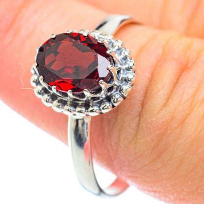Garnet Rings handcrafted by Ana Silver Co - RING52668