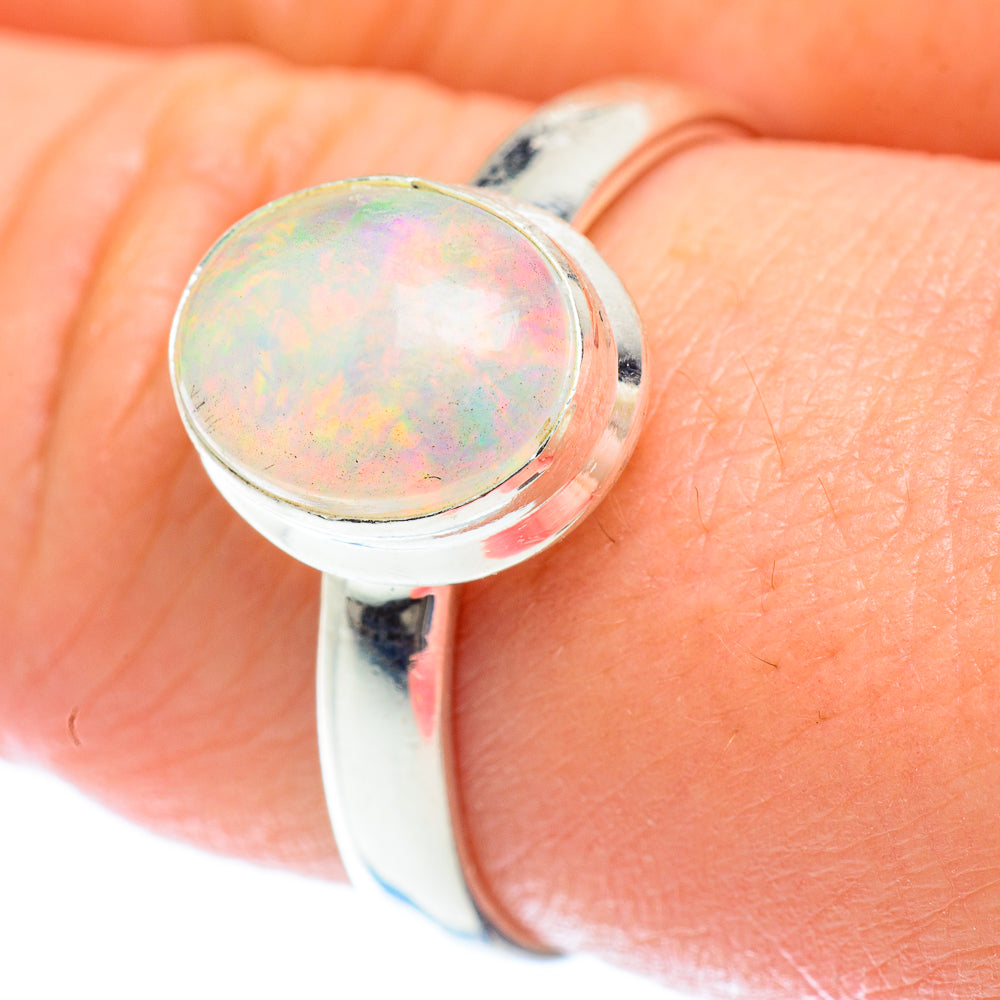 Ethiopian Opal Rings handcrafted by Ana Silver Co - RING52675