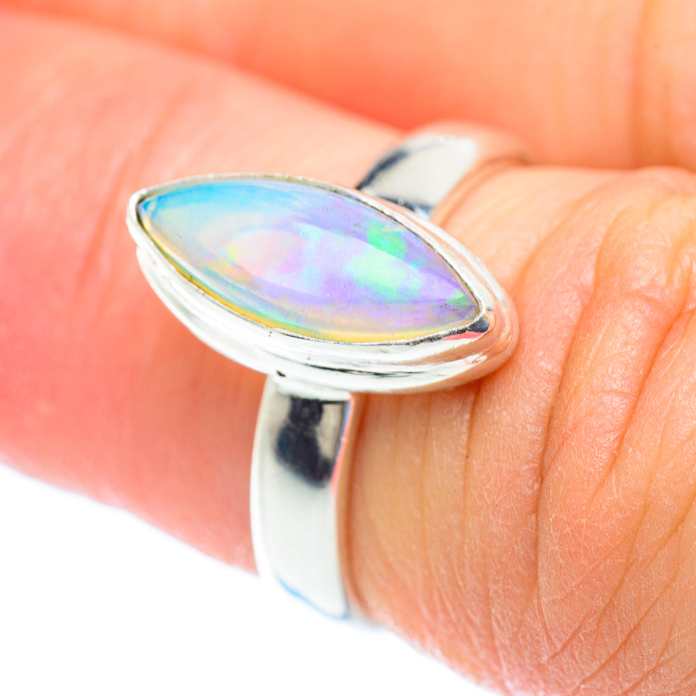 Ethiopian Opal Rings handcrafted by Ana Silver Co - RING52695