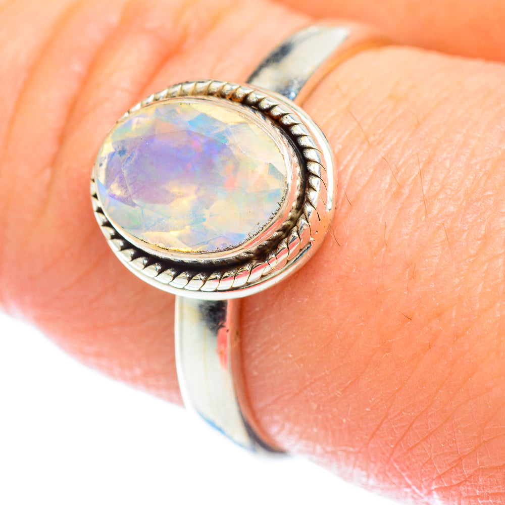 Ethiopian Opal Rings handcrafted by Ana Silver Co - RING52697