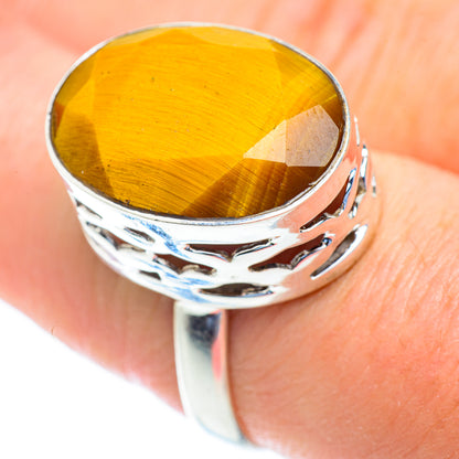 Tiger Eye Rings handcrafted by Ana Silver Co - RING52709