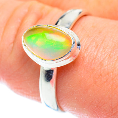 Ethiopian Opal Rings handcrafted by Ana Silver Co - RING52717