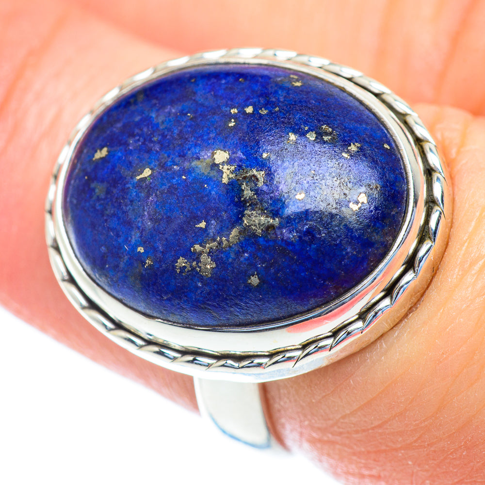 Lapis Lazuli Rings handcrafted by Ana Silver Co - RING52721