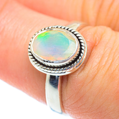 Ethiopian Opal Rings handcrafted by Ana Silver Co - RING52737