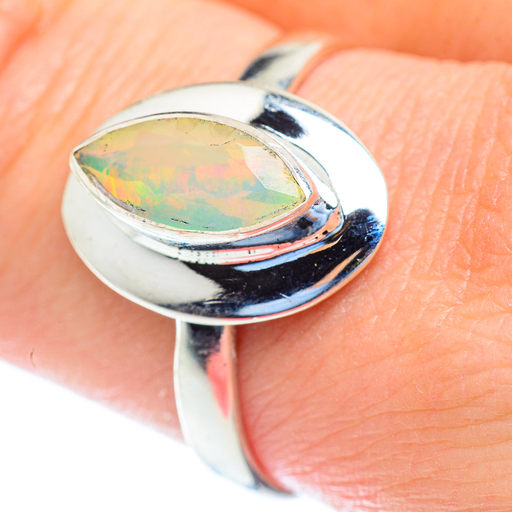 Ethiopian Opal Rings handcrafted by Ana Silver Co - RING52751