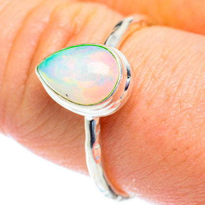 Ethiopian Opal Rings handcrafted by Ana Silver Co - RING52769