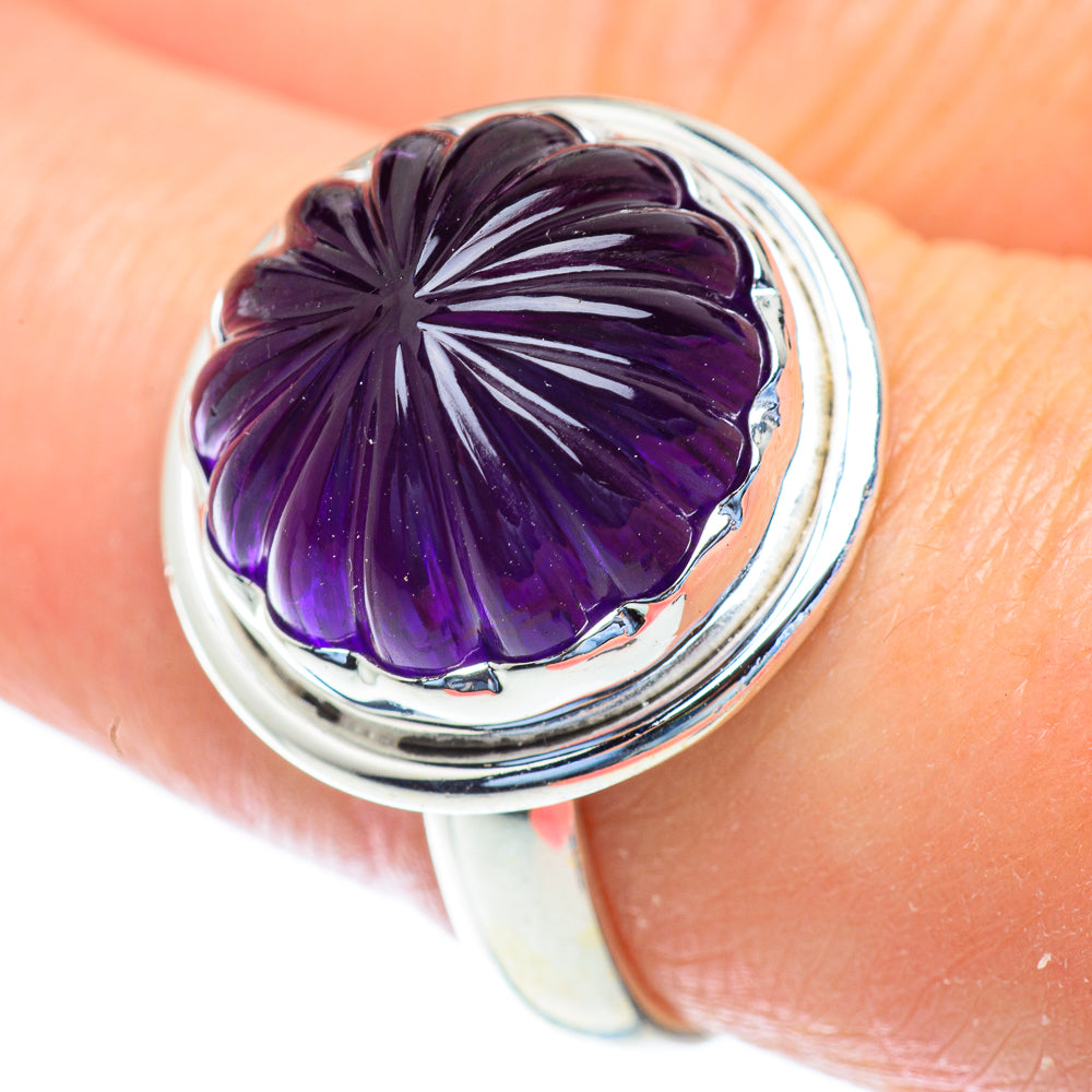 Amethyst Rings handcrafted by Ana Silver Co - RING52783