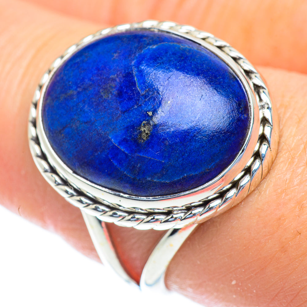 Lapis Lazuli Rings handcrafted by Ana Silver Co - RING52808