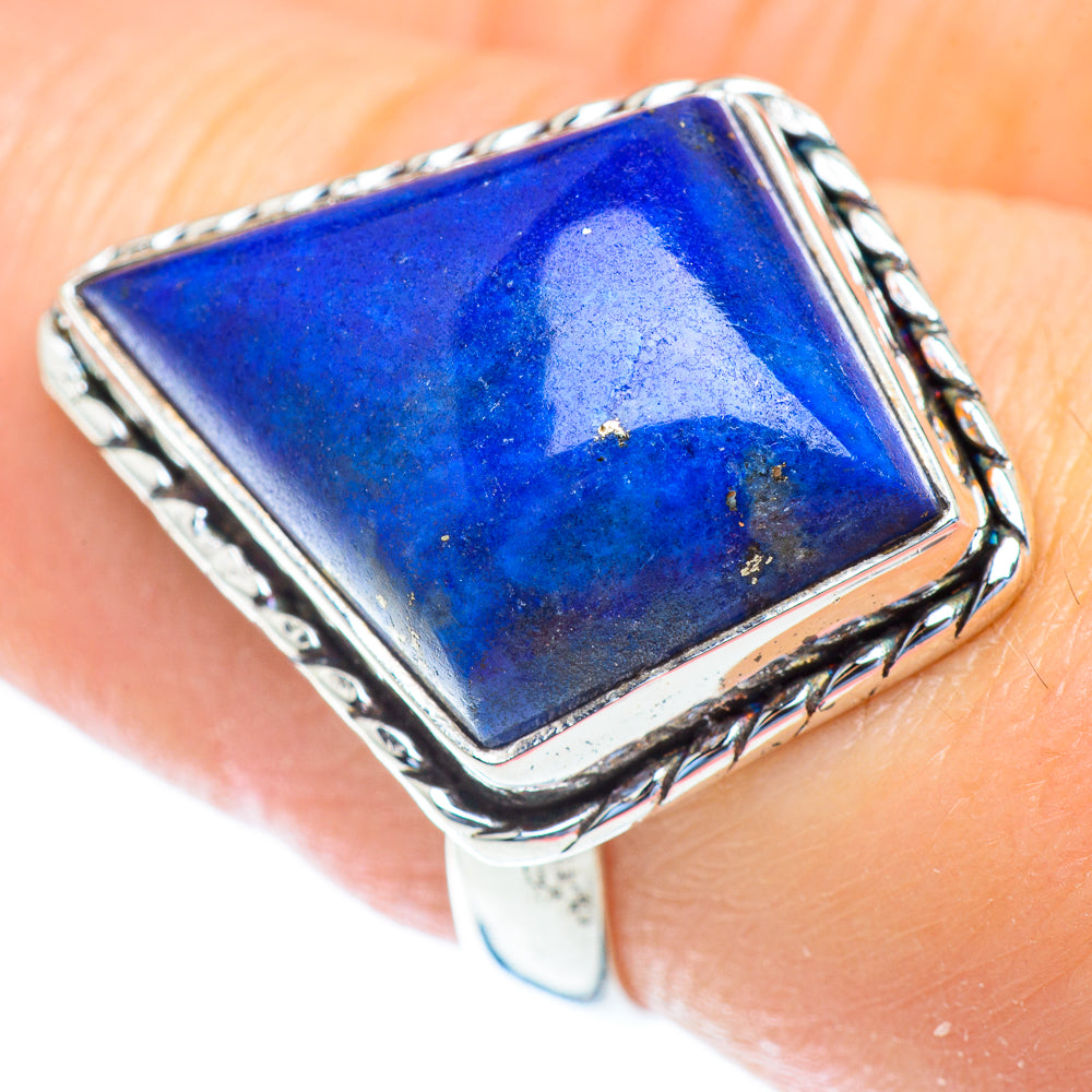 Lapis Lazuli Rings handcrafted by Ana Silver Co - RING52823