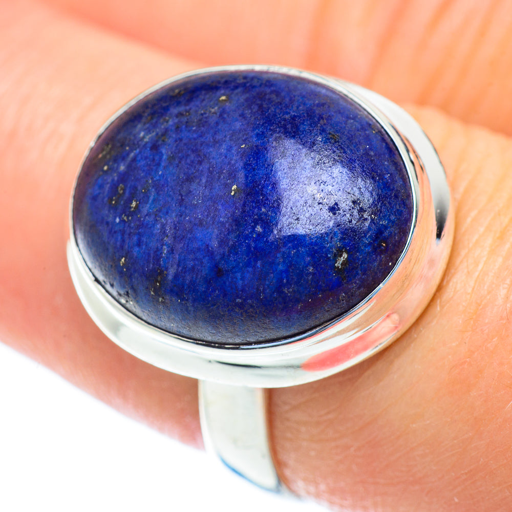 Lapis Lazuli Rings handcrafted by Ana Silver Co - RING52833