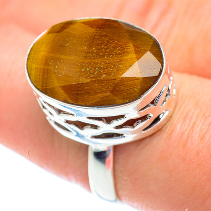 Tiger Eye Rings handcrafted by Ana Silver Co - RING52843