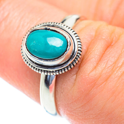 Tibetan Turquoise Rings handcrafted by Ana Silver Co - RING52850