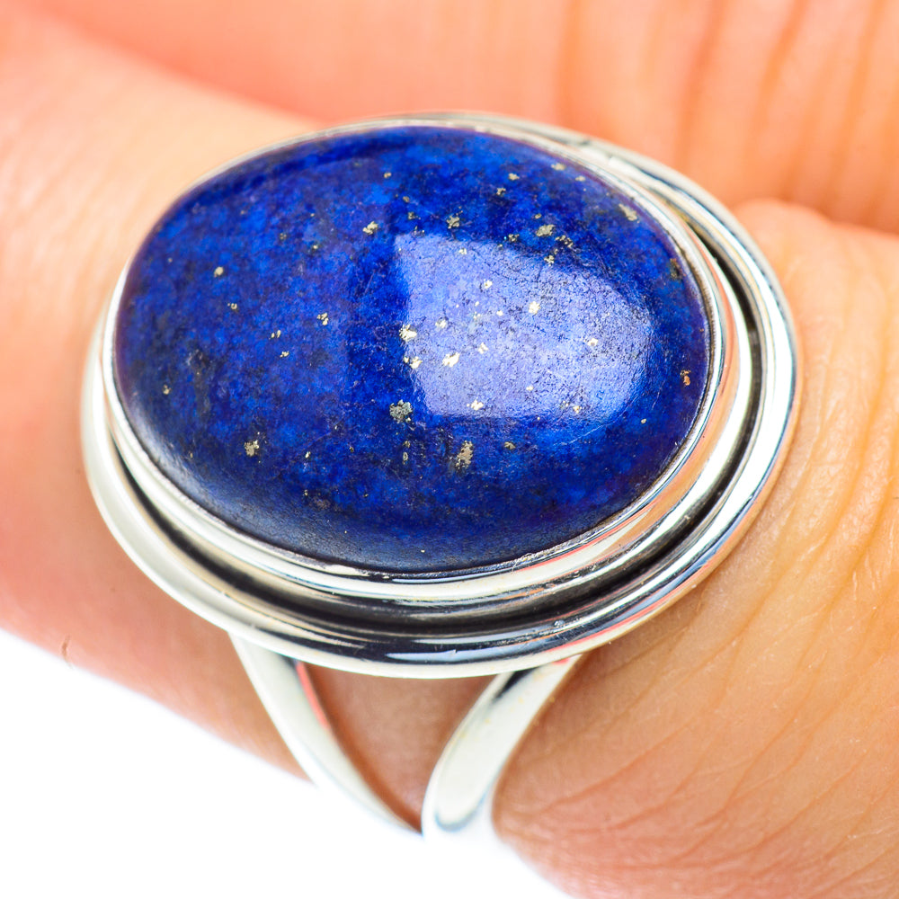 Lapis Lazuli Rings handcrafted by Ana Silver Co - RING52878