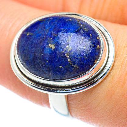 Lapis Lazuli Rings handcrafted by Ana Silver Co - RING52886