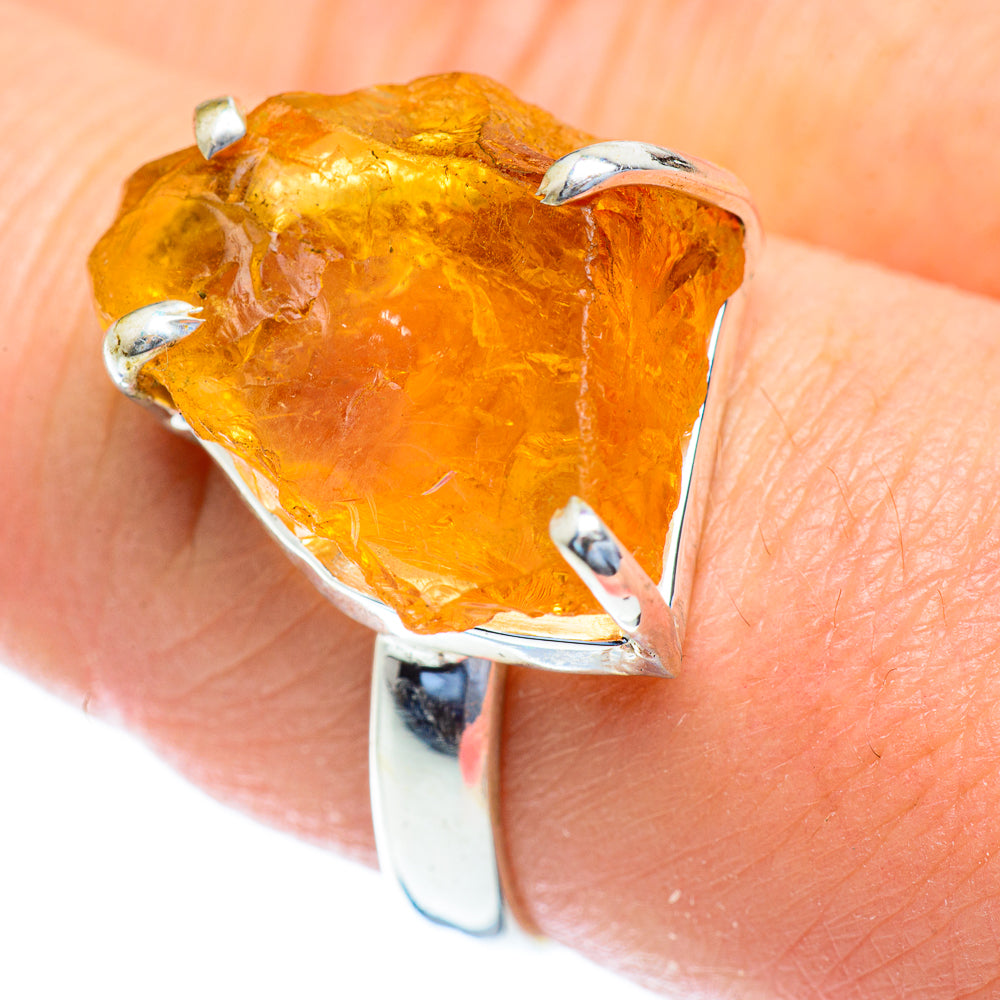 Citrine Rings handcrafted by Ana Silver Co - RING52915