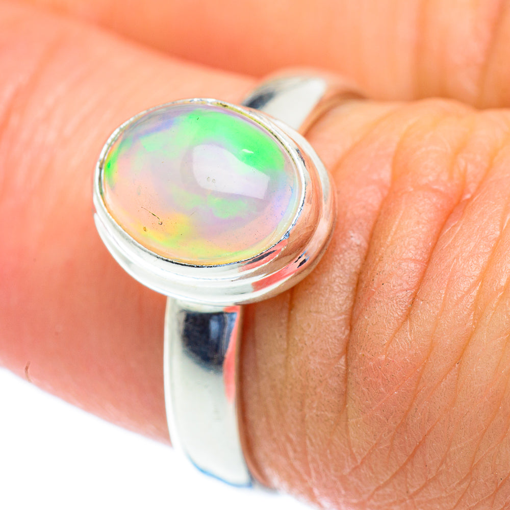 Ethiopian Opal Rings handcrafted by Ana Silver Co - RING52923