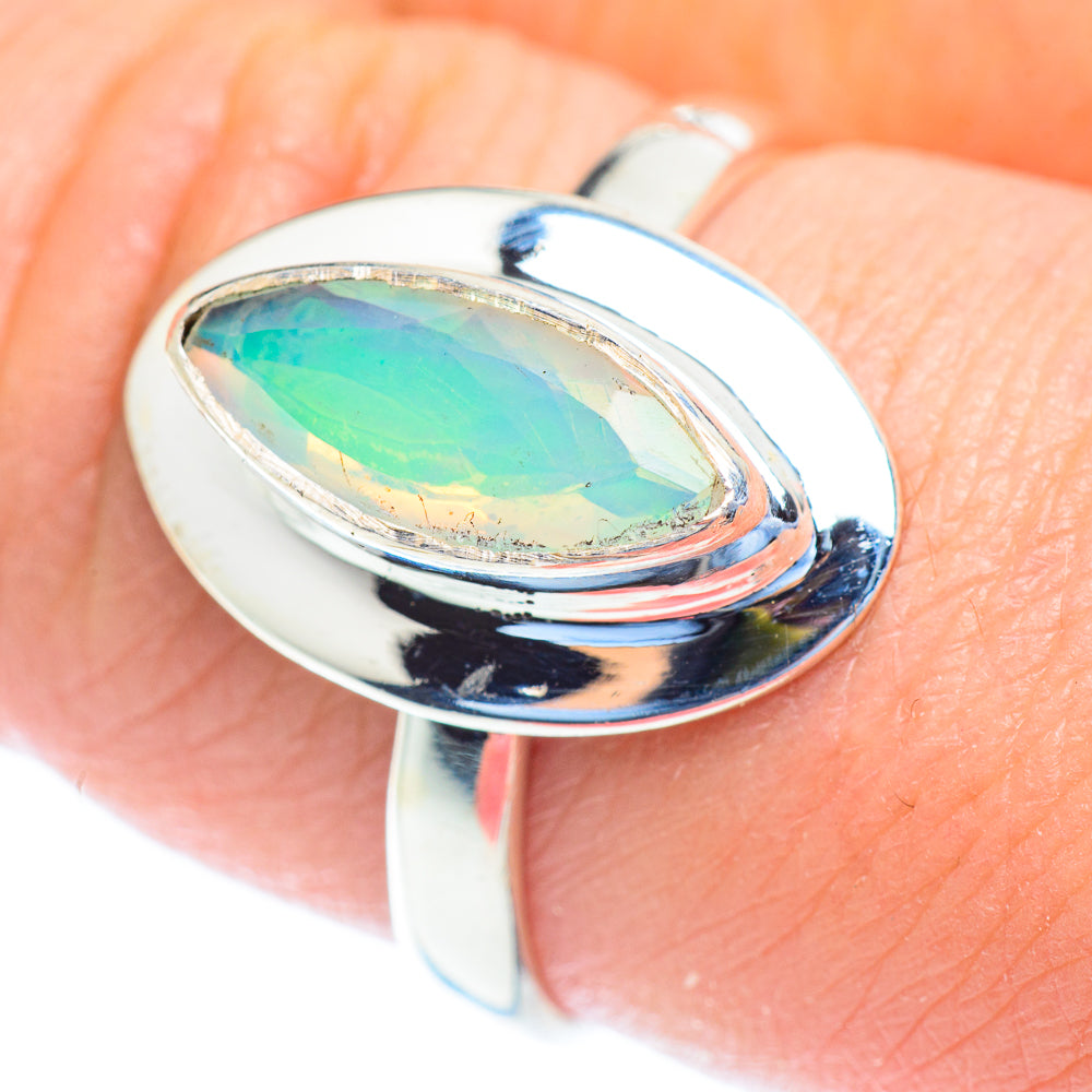 Ethiopian Opal Rings handcrafted by Ana Silver Co - RING52924