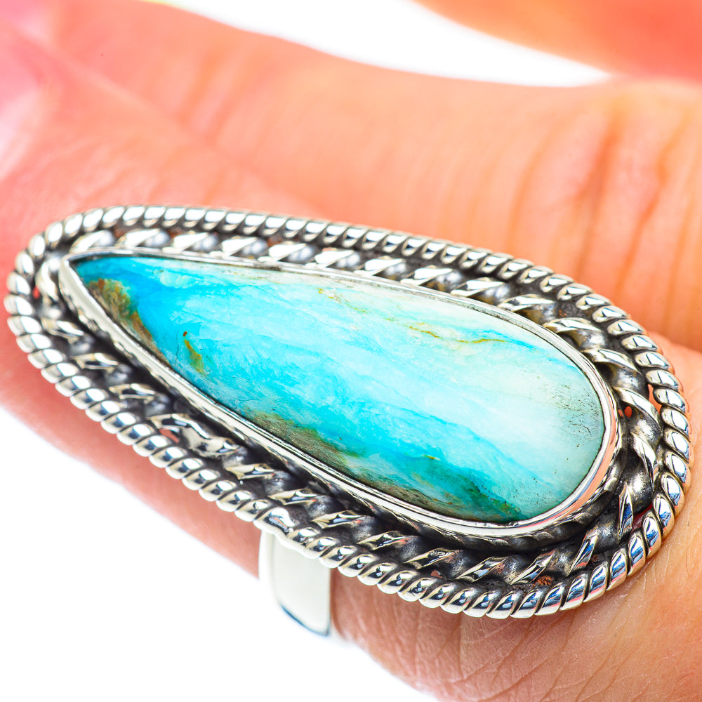 Peruvian Opal Rings handcrafted by Ana Silver Co - RING52935