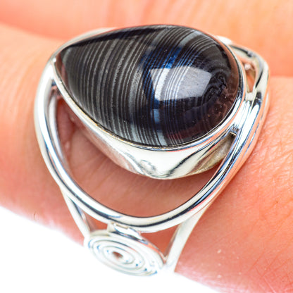 Psilomelane Rings handcrafted by Ana Silver Co - RING52957