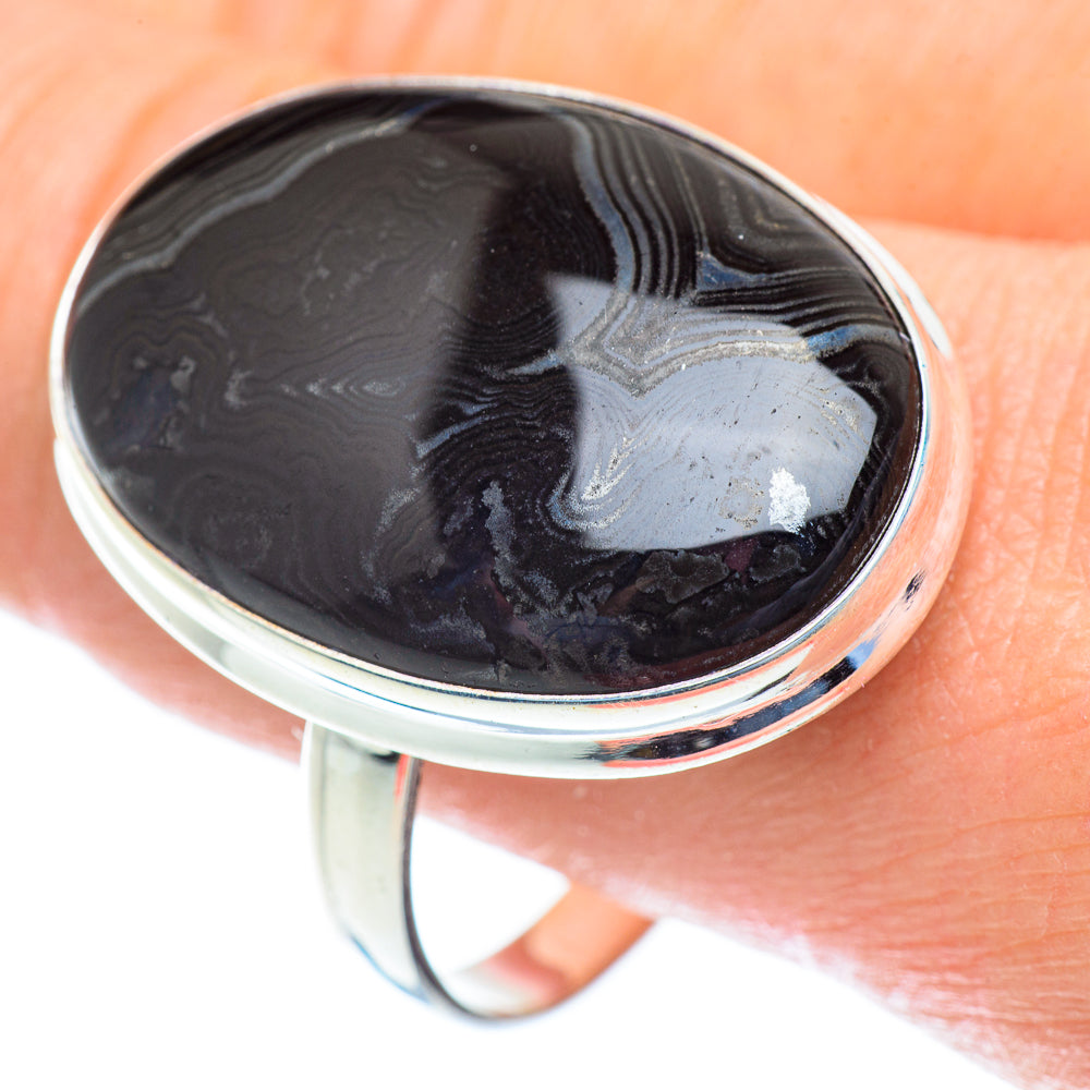 Psilomelane Rings handcrafted by Ana Silver Co - RING52959