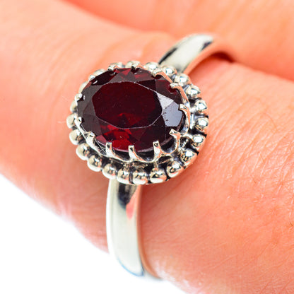 Garnet Rings handcrafted by Ana Silver Co - RING53028