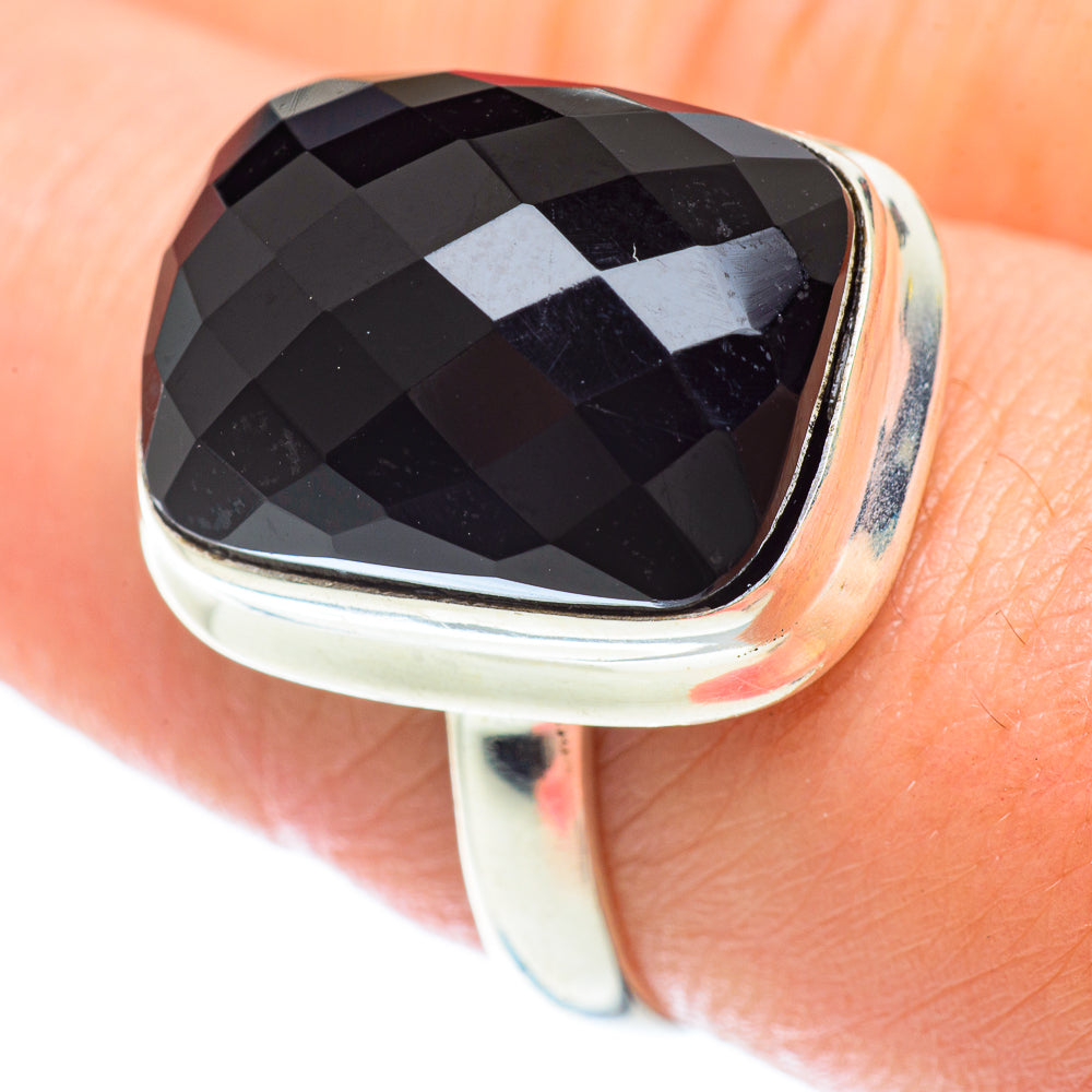 Black Onyx Rings handcrafted by Ana Silver Co - RING53032