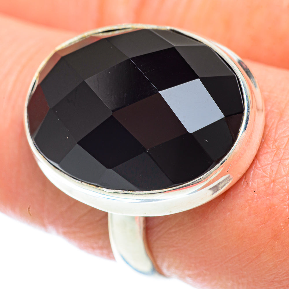 Black Onyx Rings handcrafted by Ana Silver Co - RING53080