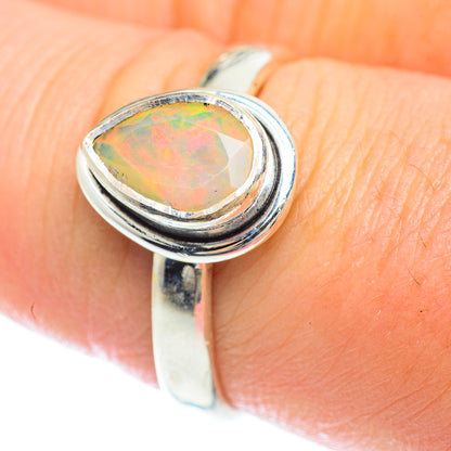 Ethiopian Opal Rings handcrafted by Ana Silver Co - RING53084