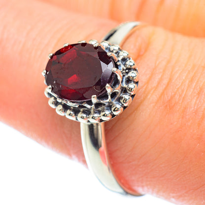 Garnet Rings handcrafted by Ana Silver Co - RING53099